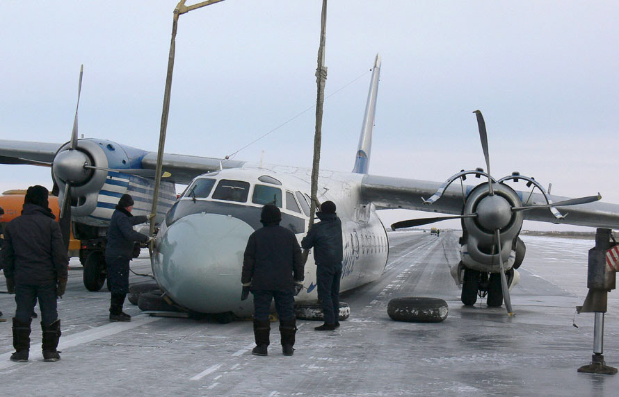Авария самолета в Якутске