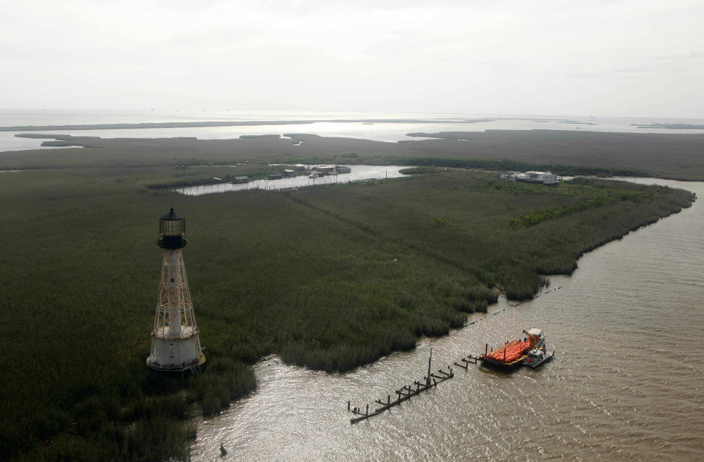 нефтяное пятно в Луизиане