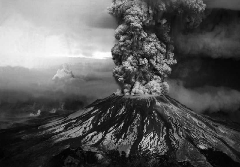 Извержение вулкана Святой Елены