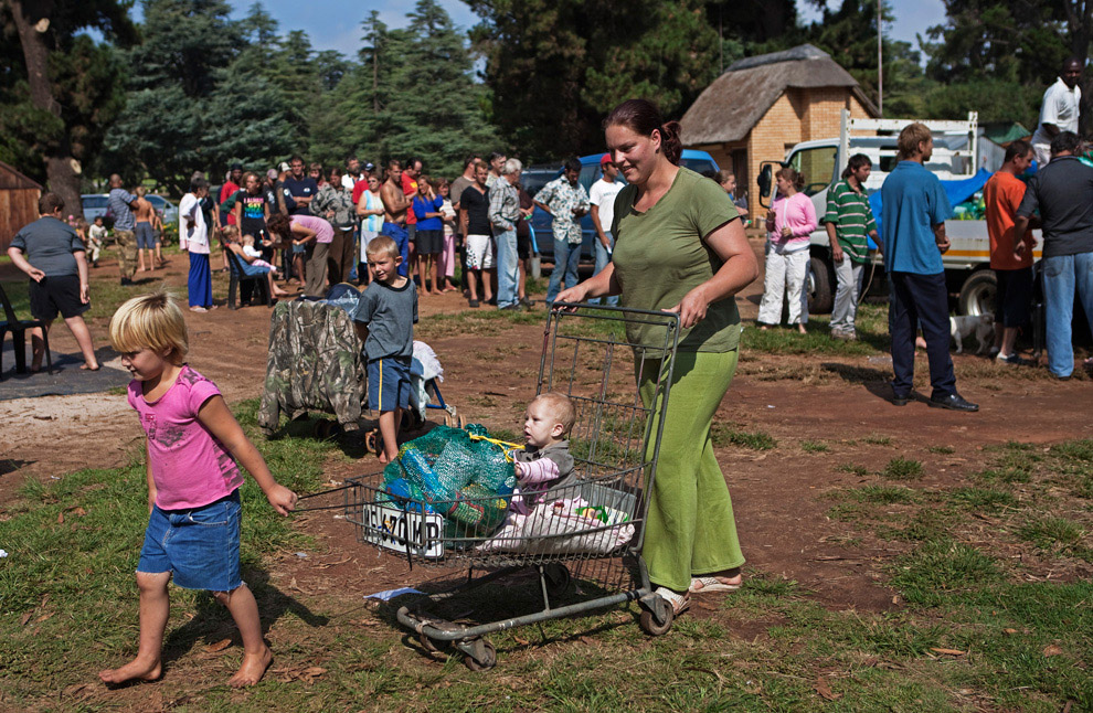Бедность среди белого населения Южной Африки