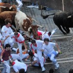 Забег с быками на празднике Сан-Фермин, Испания