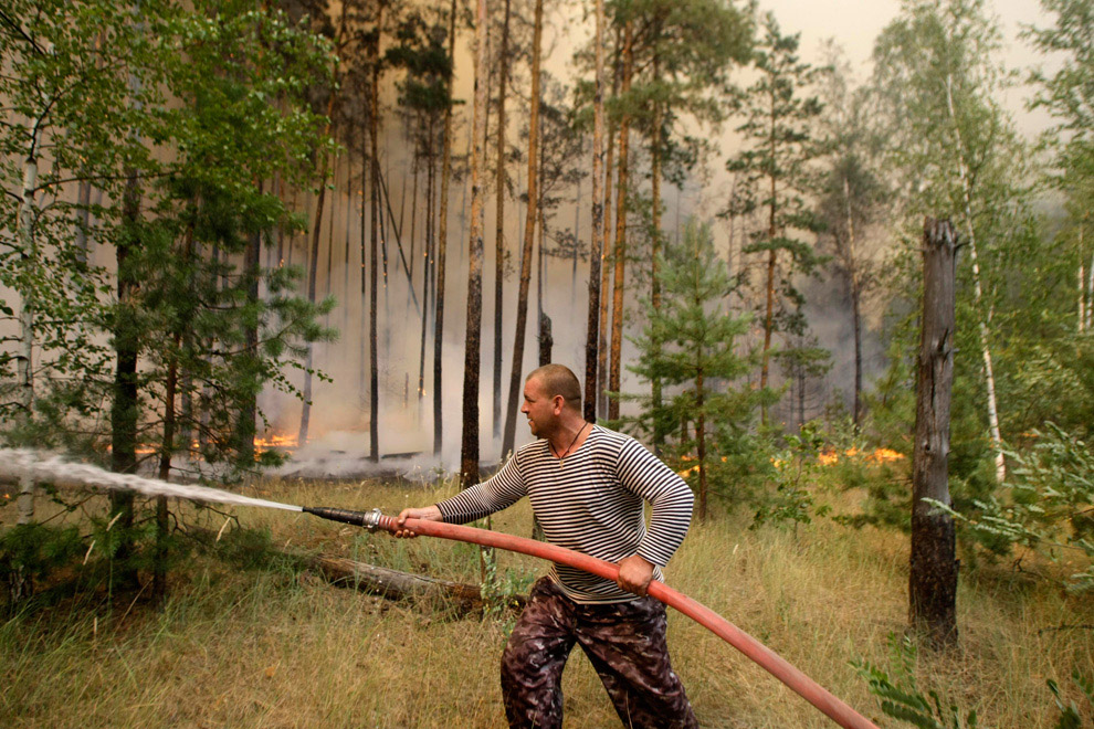 Пожары в России