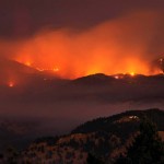 Крупный лесной пожар в Колорадо