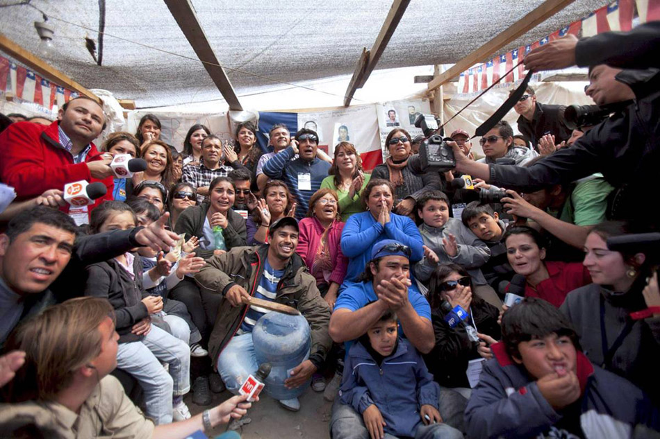 В Чили спасены шахтеры