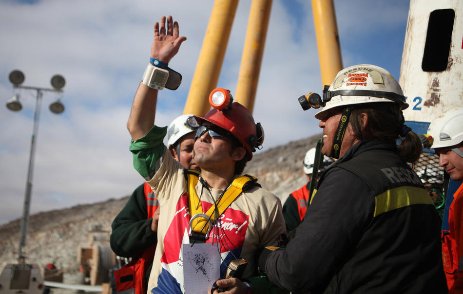 В Чили спасены шахтеры