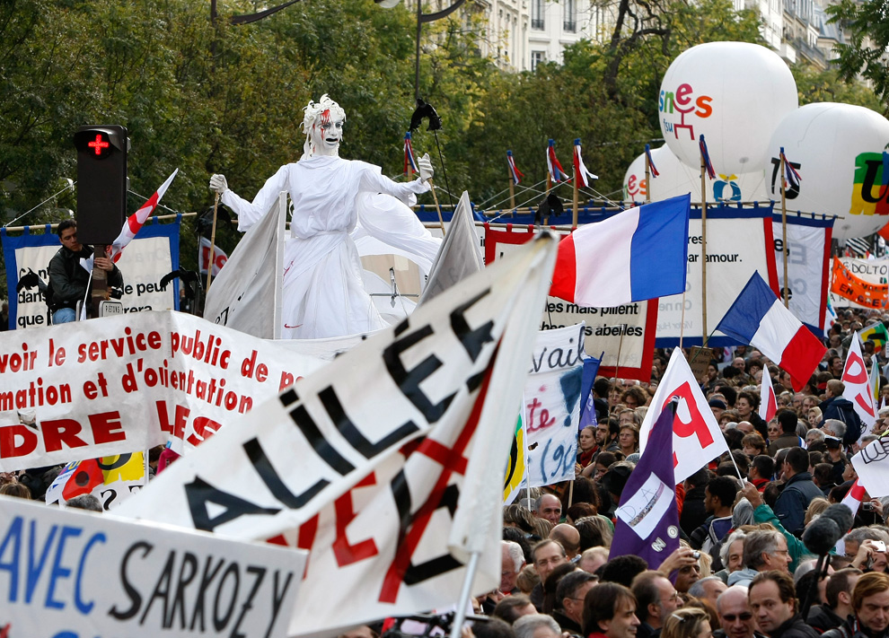 Французский народ против пенсионной реформы (часть 2)