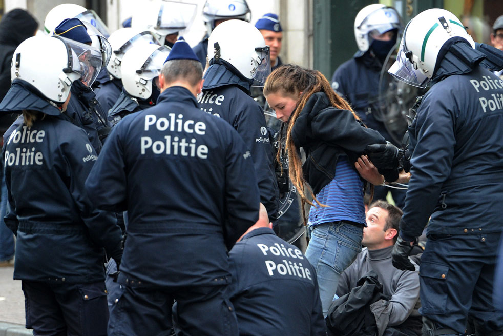 По Европе прокатилась волна протестов против политики строгой экономии