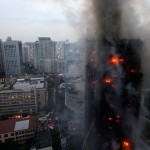 Пожар в шанхайском небоскребе