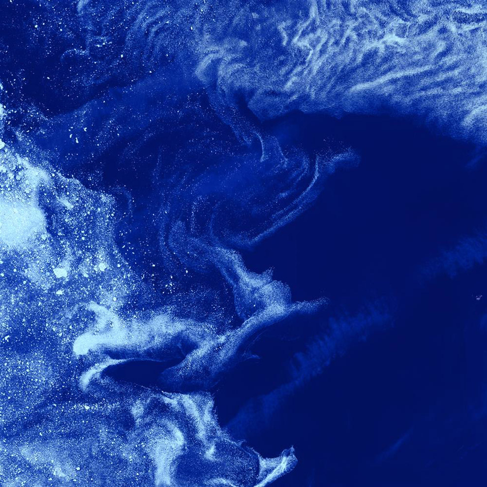 Фото Земли из космоса: ледяные глыбы