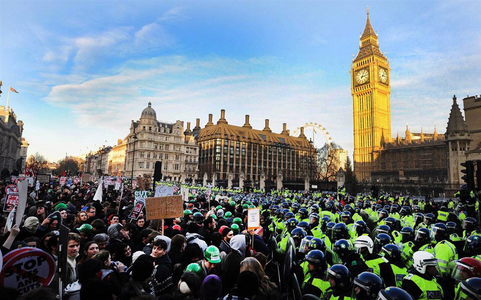 Акции протеста в Лондоне