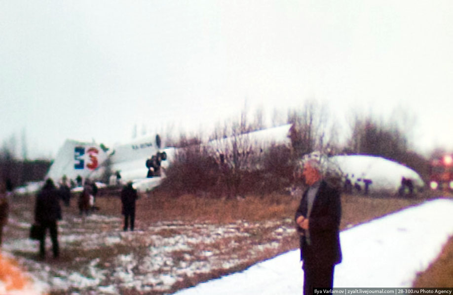 Аварийная посадка Ту-154 в Москве