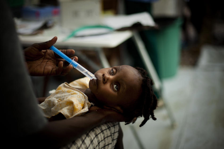 Лучшие фото года: холера в Гаити