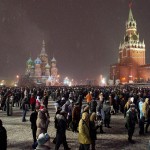 Новогодняя ночь в центре Москвы (часть 1)