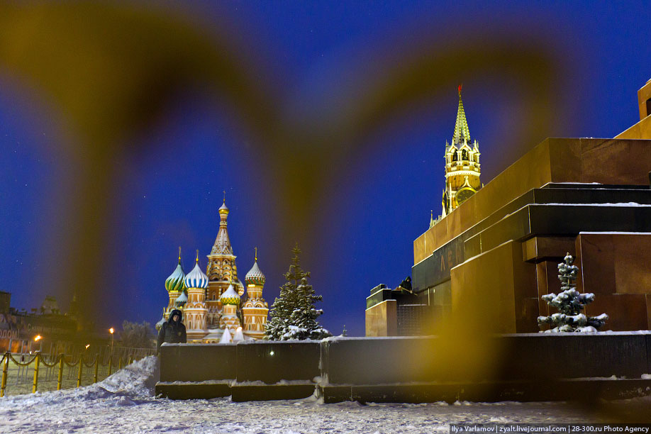 Утро нового года в Москве