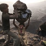 Кустарная добыча угля в Индии