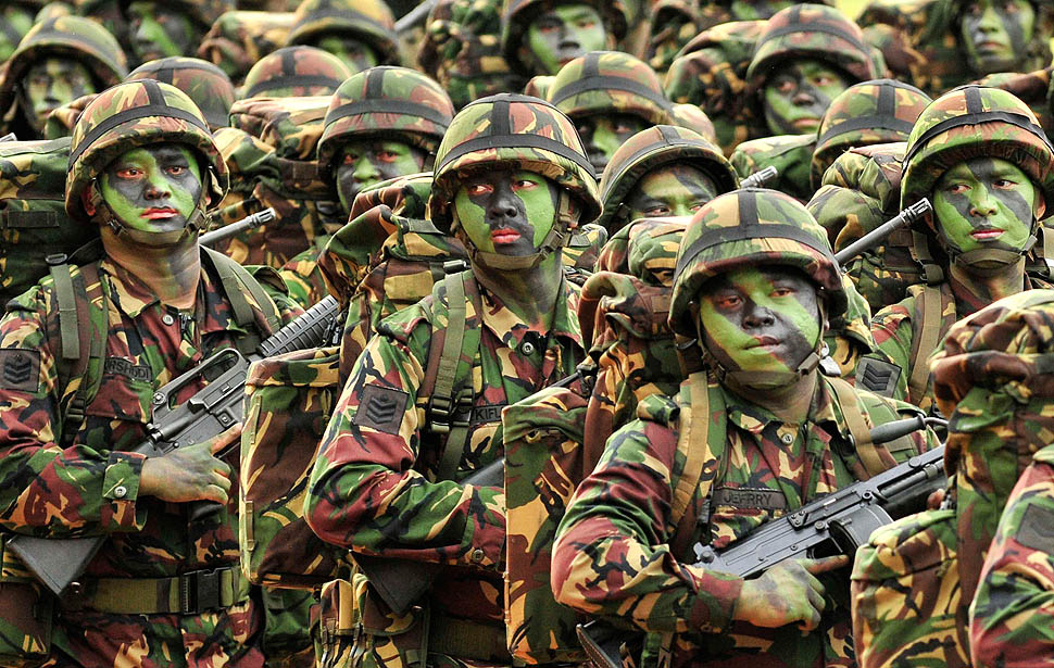 Марш брунейских солдат