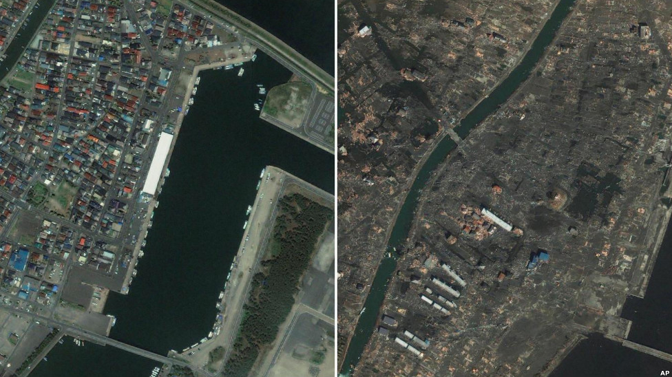 Япония - до и после землетрясения