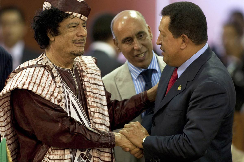 Уго Чавес и Каддафи