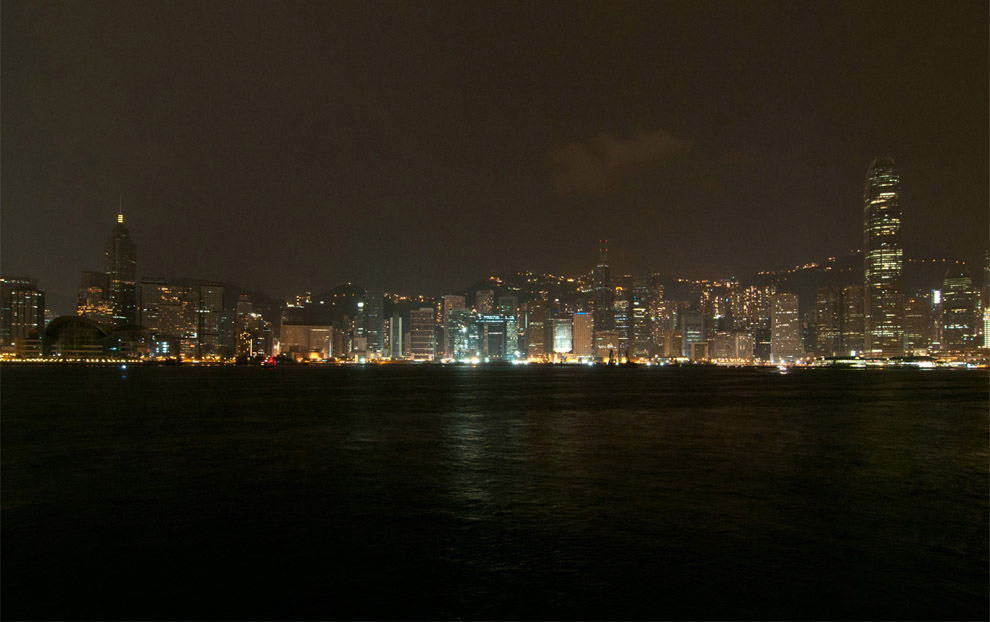Гавань Виктория в Гонконге 