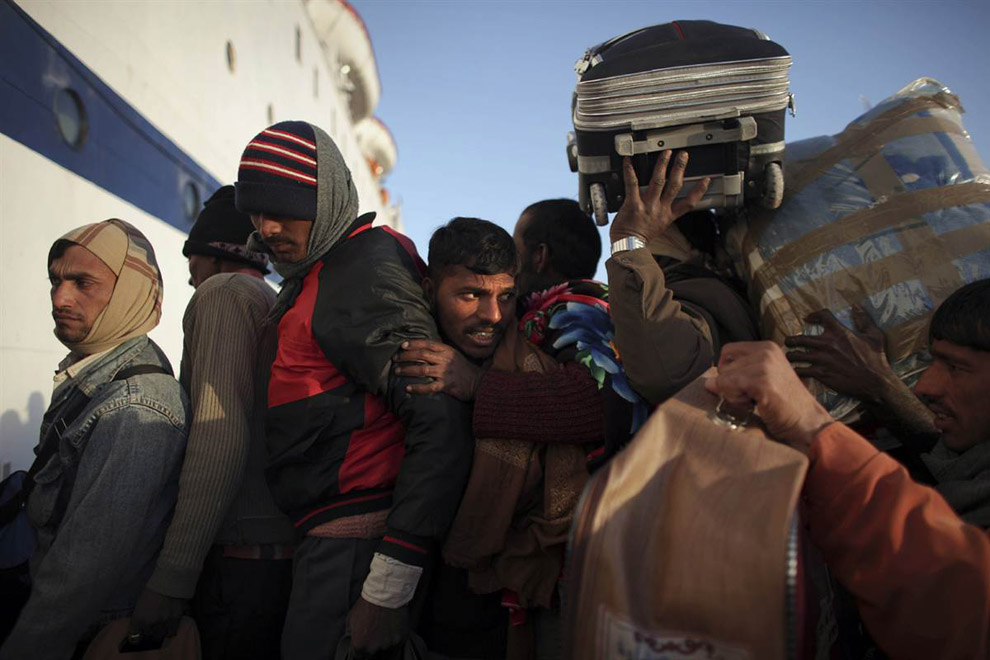 Индийцы бегут из Ливии