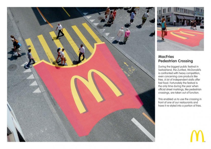 пешеходный переход McDonalds