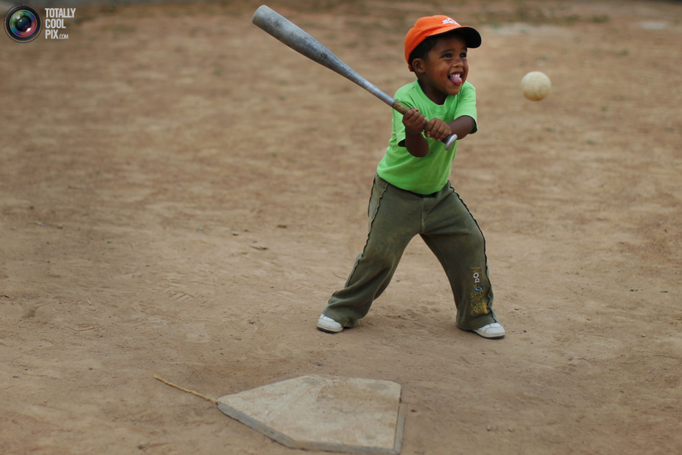 Маленький бейсболист