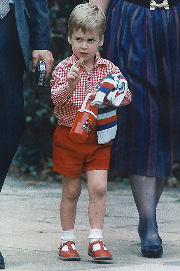Принц Уильям впервые идёт в детский сад