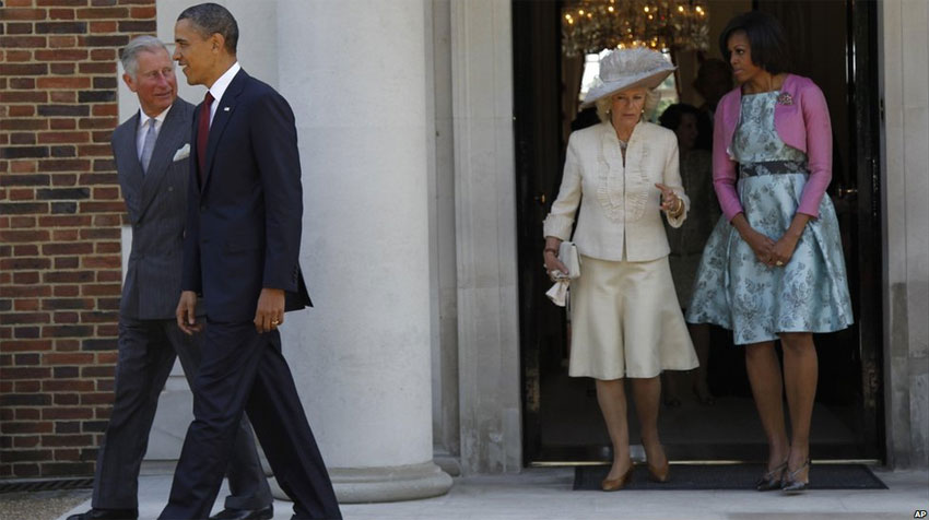 Обама и принц Чарльз