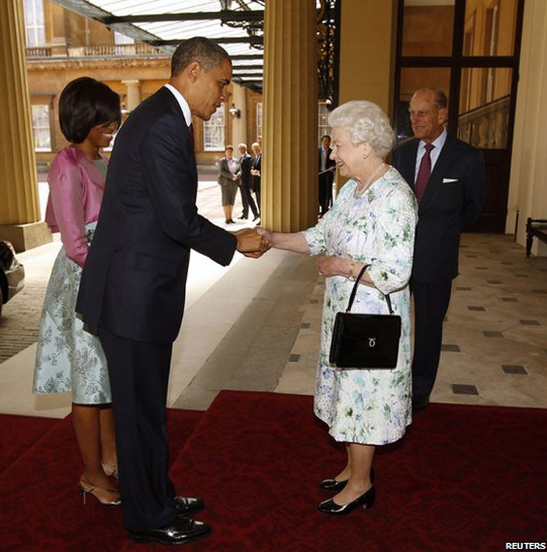 Обама и королева