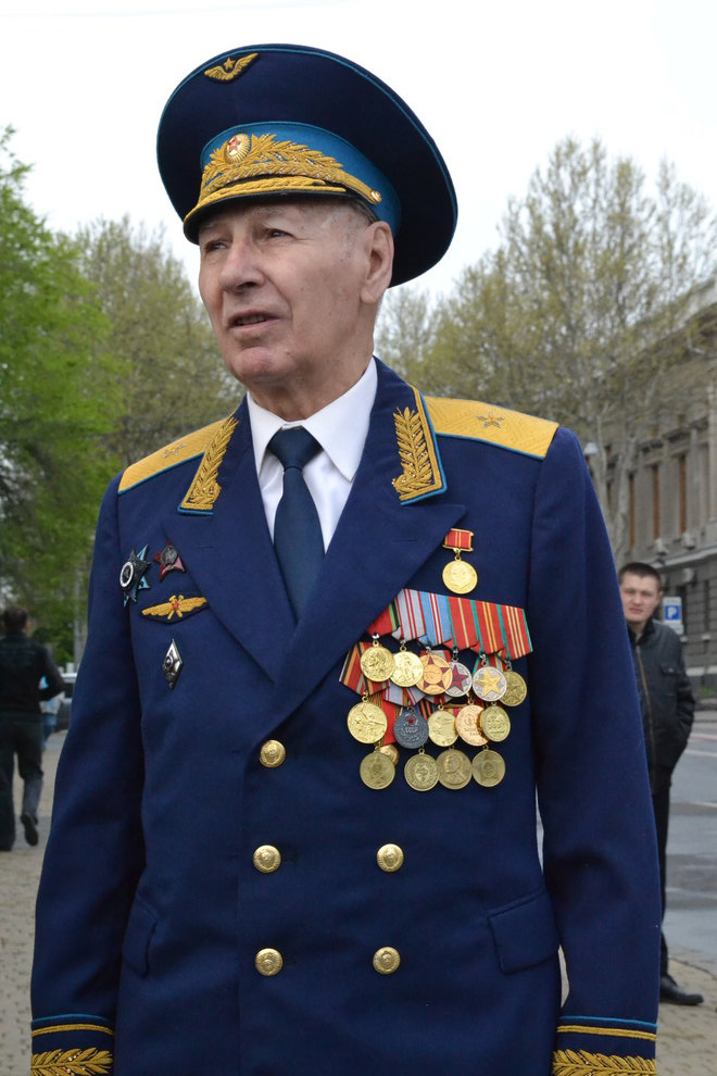 Ветераны войны в городе Одесса