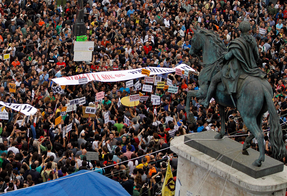 Демонстрации в Мадриде