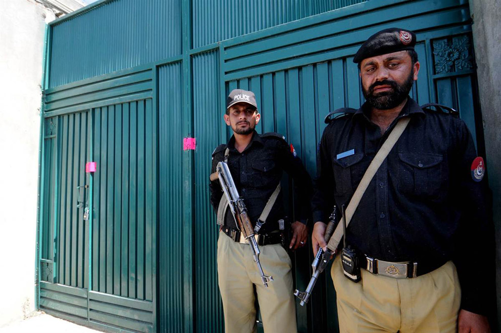 Сотрудники сил безопасности Пакистана 