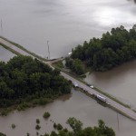 Разлив Миссисипи: затопленный Виксбург