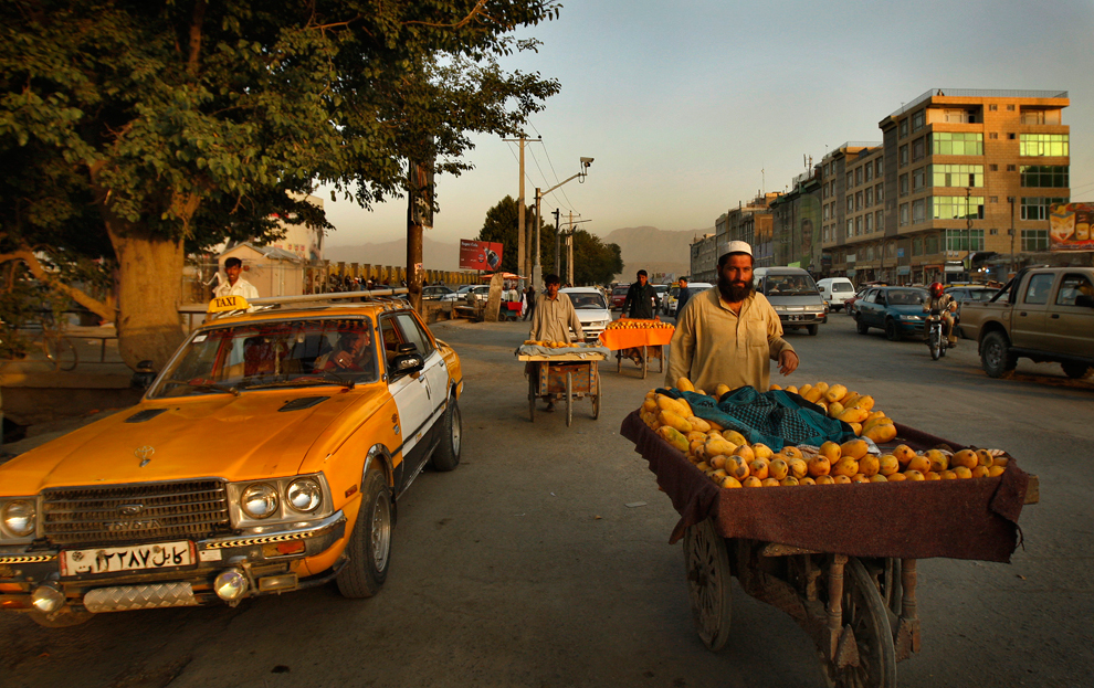 Афганские торговцы фруктами