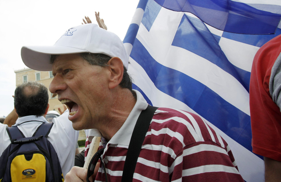 Демонстрации в Греции
