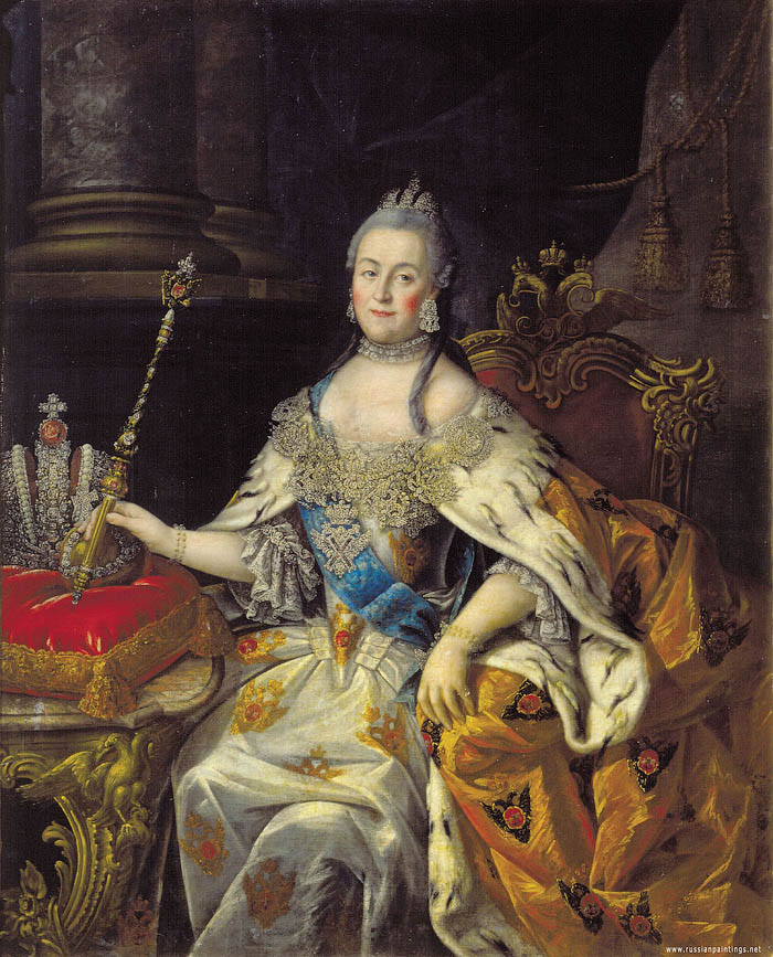 Екатерина Великая, А.Антропов, 1766 г.