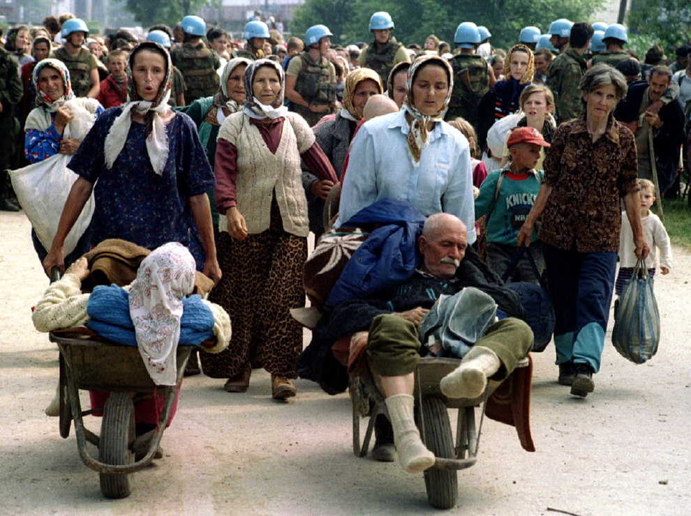 Беженцы из Сребреницы