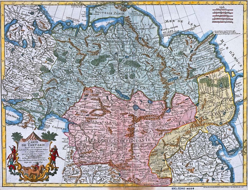 Карта Гийома Делиля