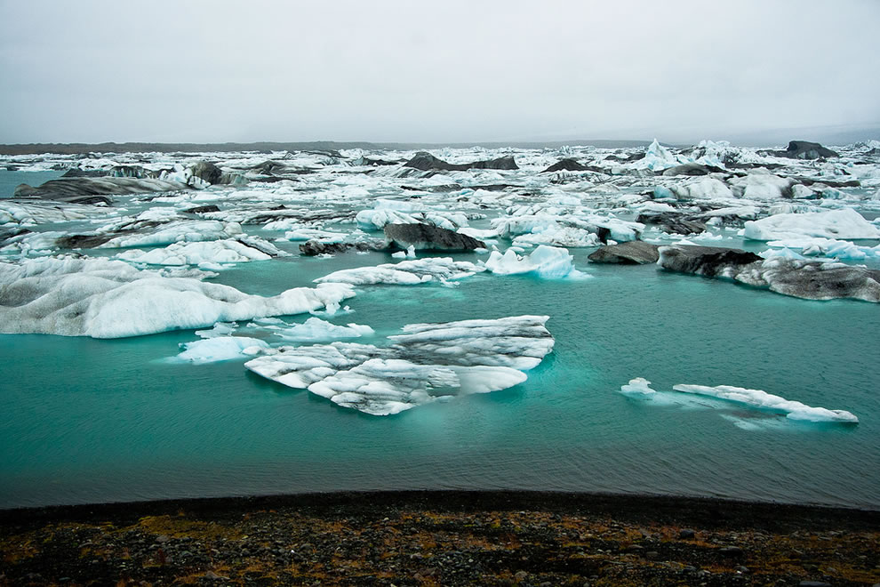 айсберги в исландии