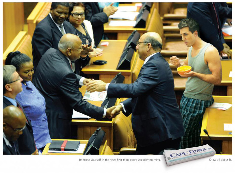 Газета Cape Times: Парламент