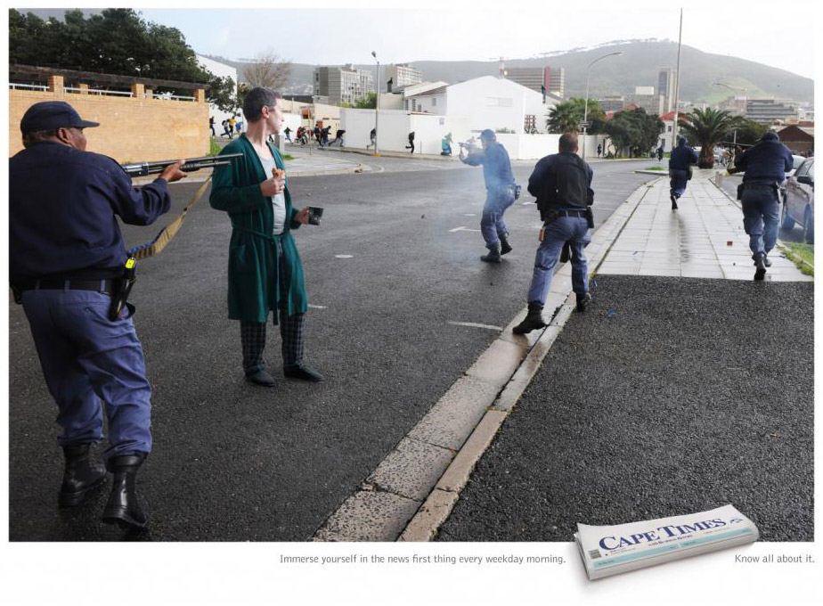 Газета Cape Times: Полиция