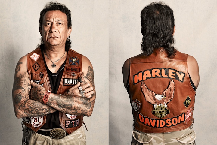 Портреты "наездников" Harley Davidson