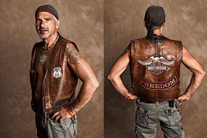 Портреты "наездников" Harley Davidson 