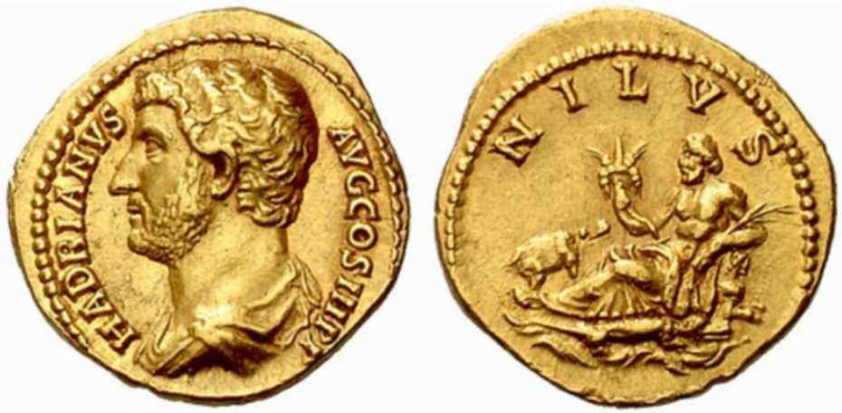 римская золотая монета
