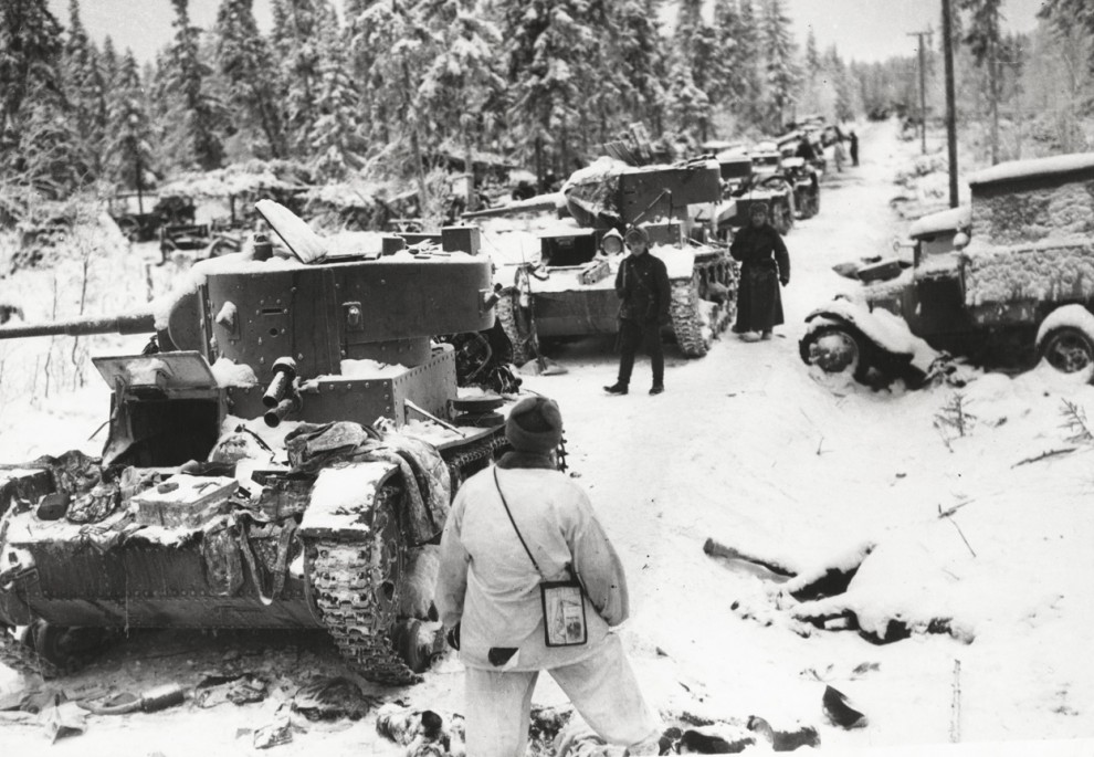 Советские танки в Финляндии