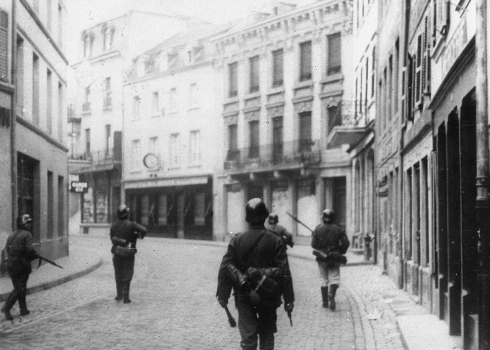 Немецкие солдаты в Люксембурге