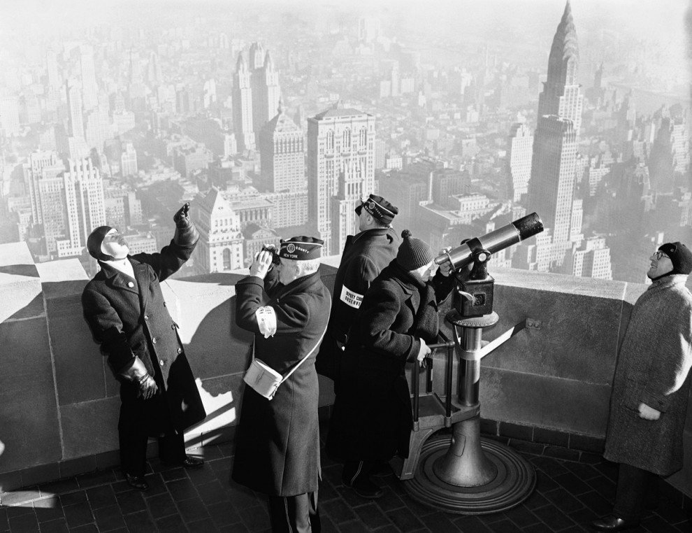 Наблюдатели за воздухом в Нью-Йорке