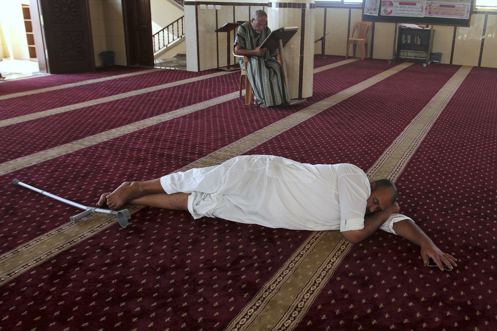Мусульмане в мечети
