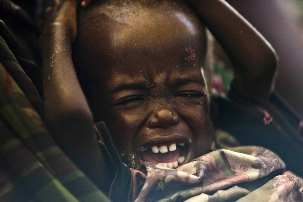 Ребенок в приюте, деревня Надуат, Кения