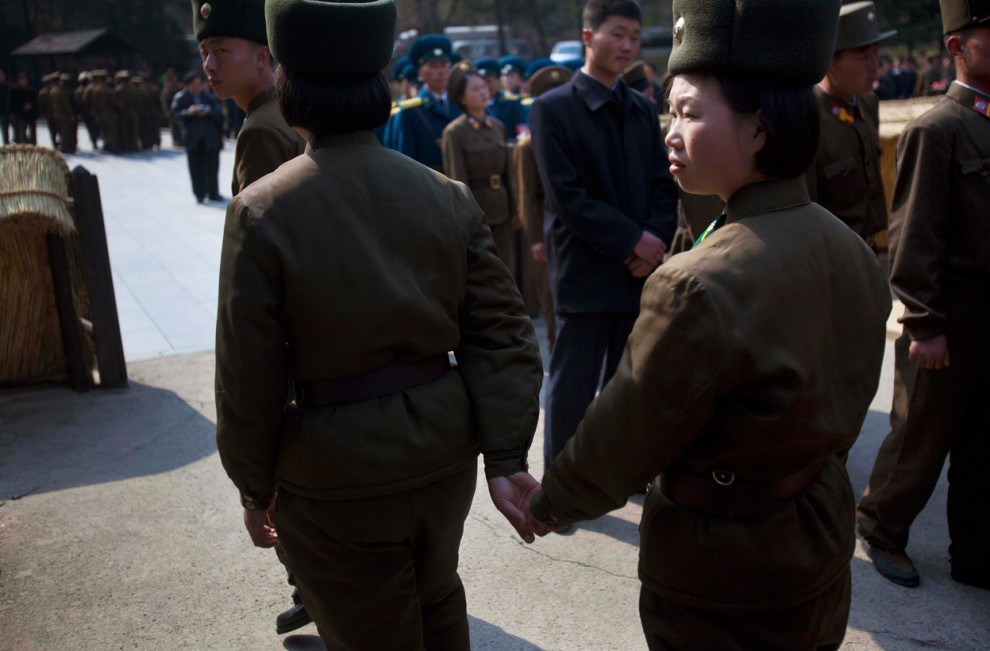 Северокорейские женщины-военнослужащие 